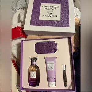 Brand new Coach Dreams Moonlight Set in Purple